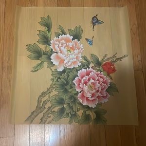 Silk painting art